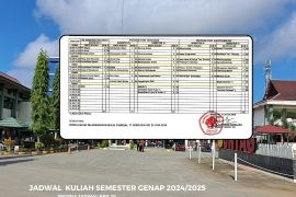 Jadwal Kuliah Genap 2024